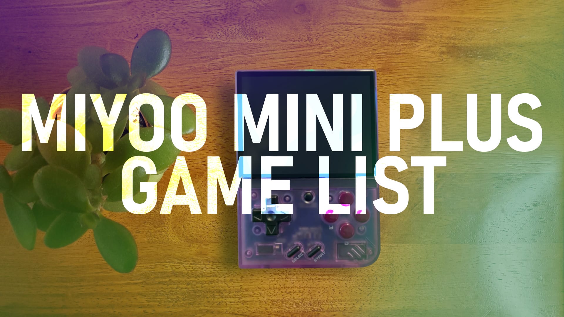 Miyoo Mini Plus Games List